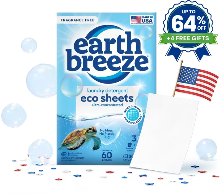 Earth Breeze detergent sheets